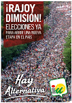 ¡Rajoy dimisión!  #HayAlternativa