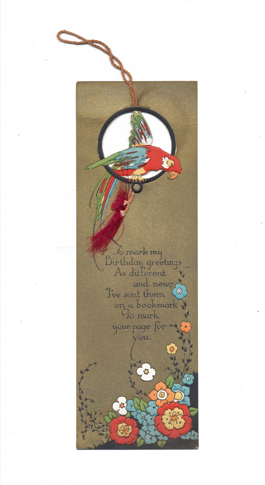 Bookmarks Birthday Bookmark