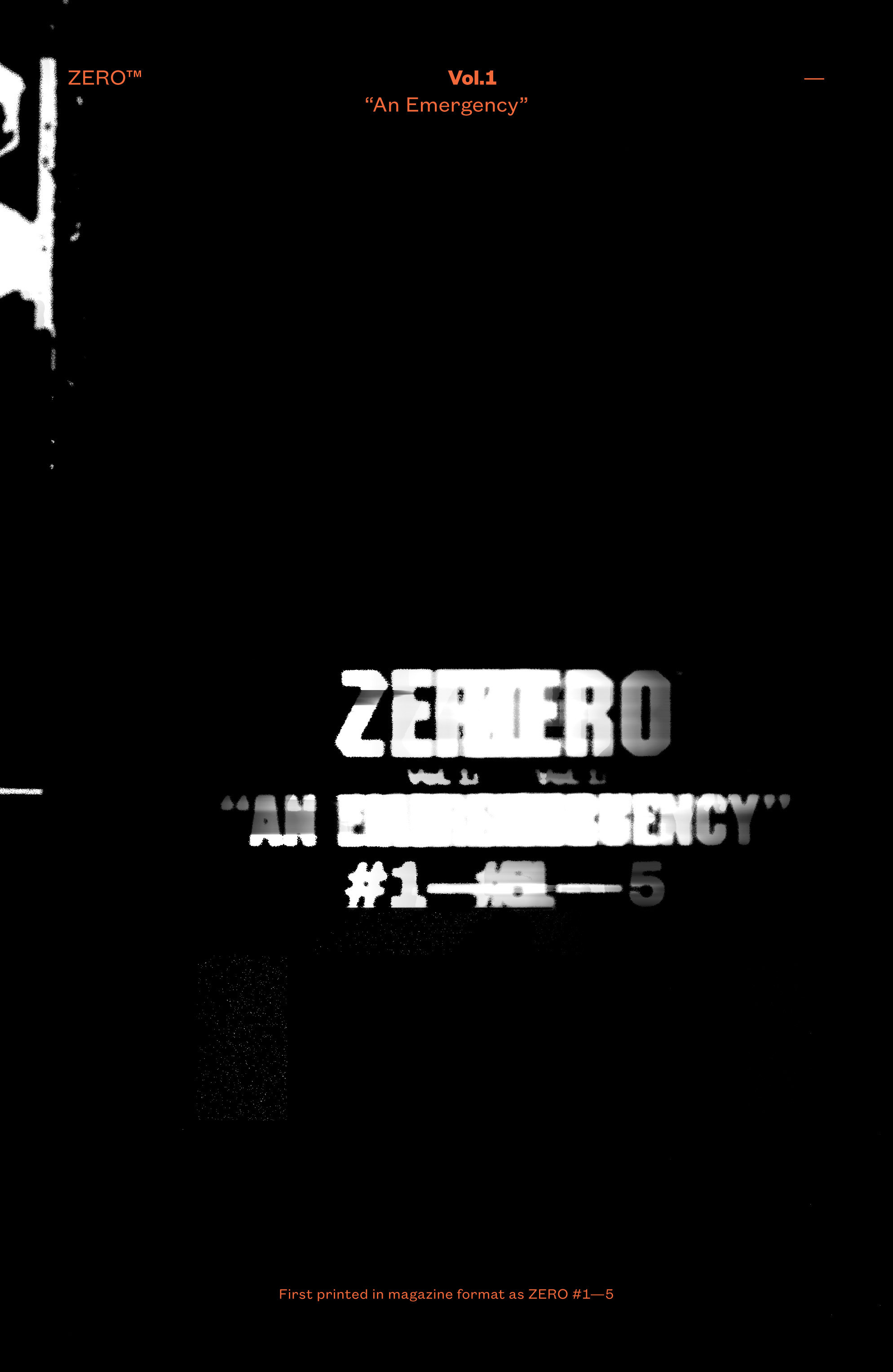 Read online Zero comic -  Issue # _TPB 1 - An Emergency - 3