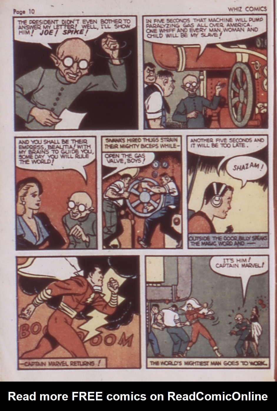 Read online WHIZ Comics comic -  Issue #3-April 1940 - 12
