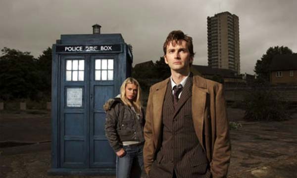 David Tennant and Billie Piper in Doctor Who