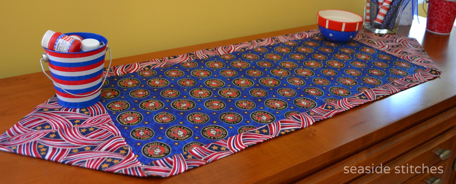 Seaside Stitches Ten Minute Table Runner