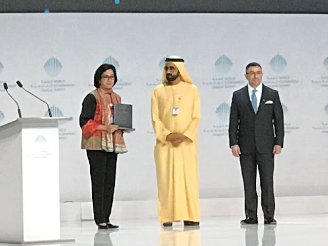 Menteri Keuangan Sri Mulyani Indrawati Mendapat Penghargaan sebagai  Menteri Terbaik di Dunia