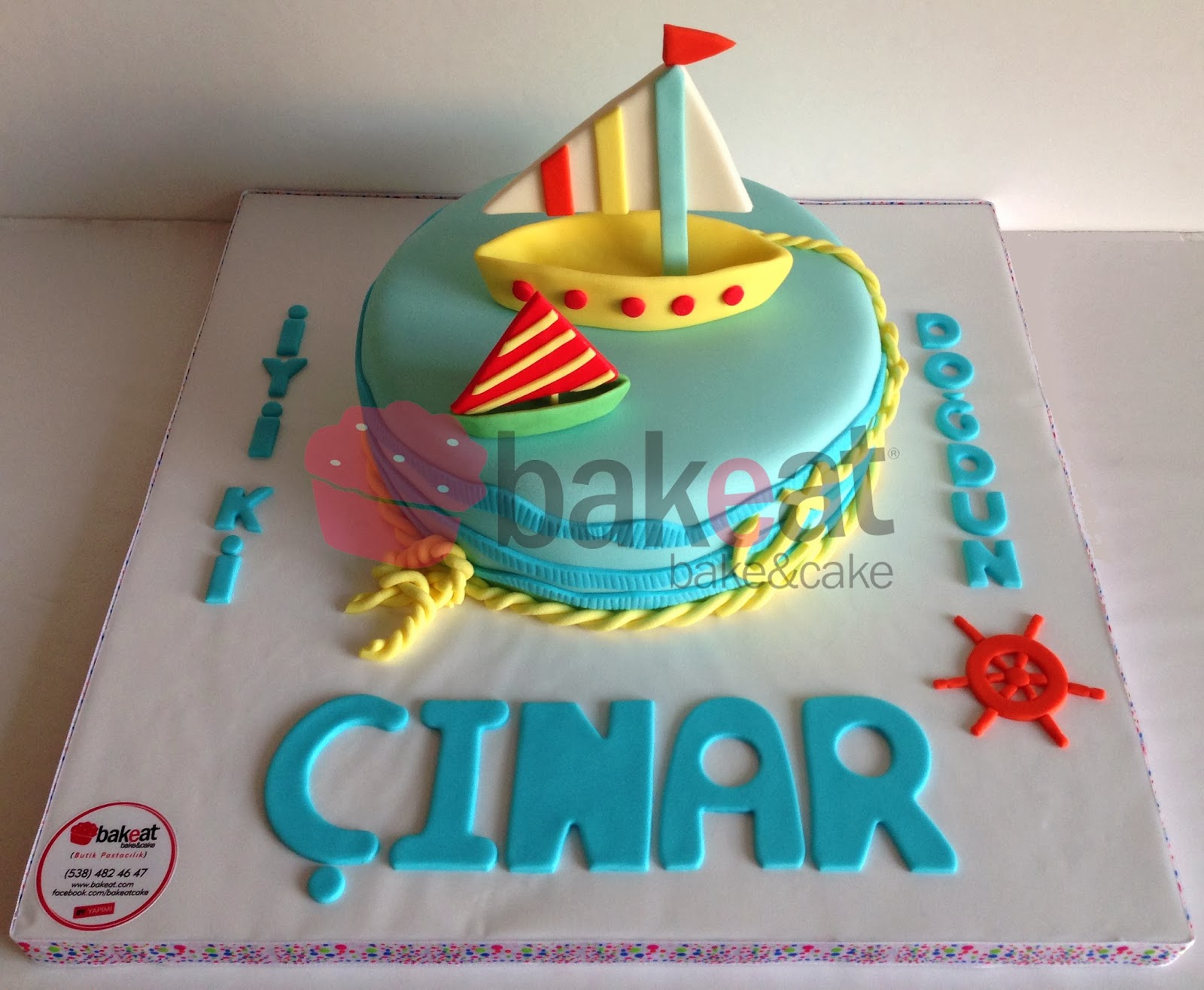 Deniz Temalı Pasta