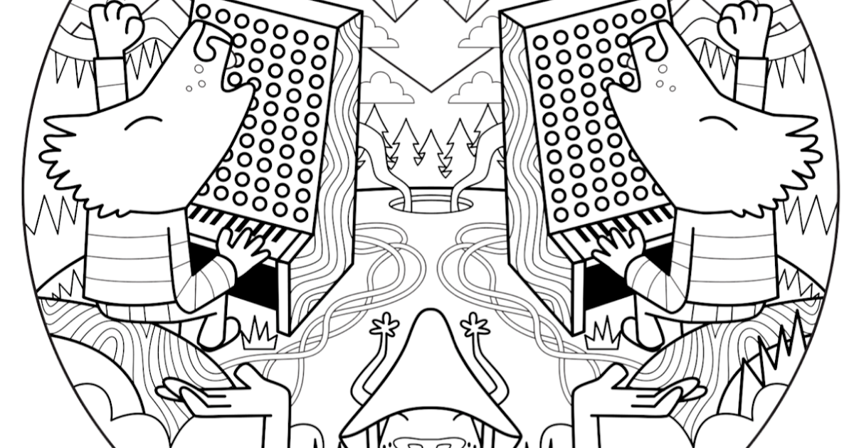 Artists' 'Colouring Pages' Available Online Now