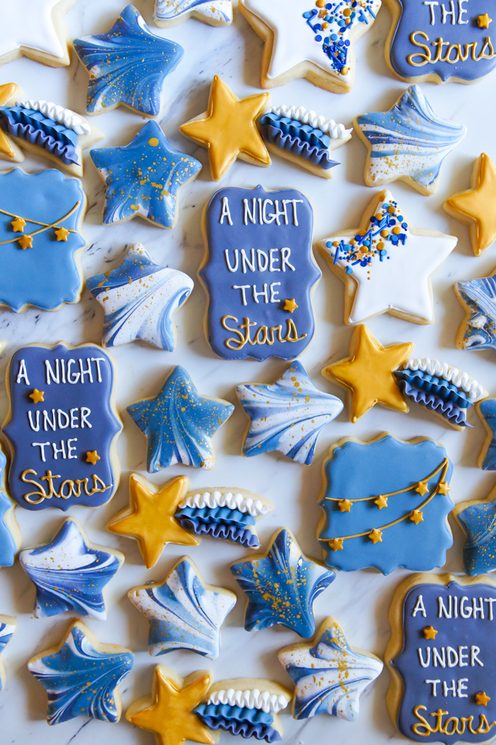 A Night Under the Stars Prom Cookies