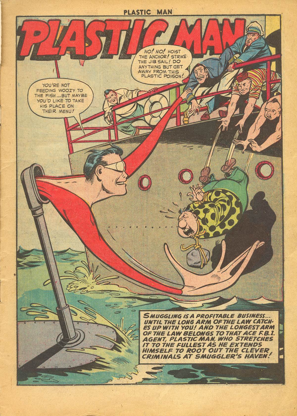 Read online Plastic Man (1943) comic -  Issue #34 - 3