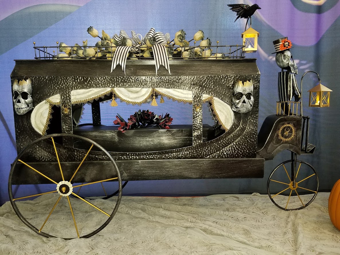 Candlelight Supper Haunted Hearse & Ghost Horse...A Makeover