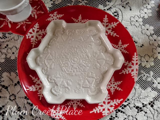 snowflake plates