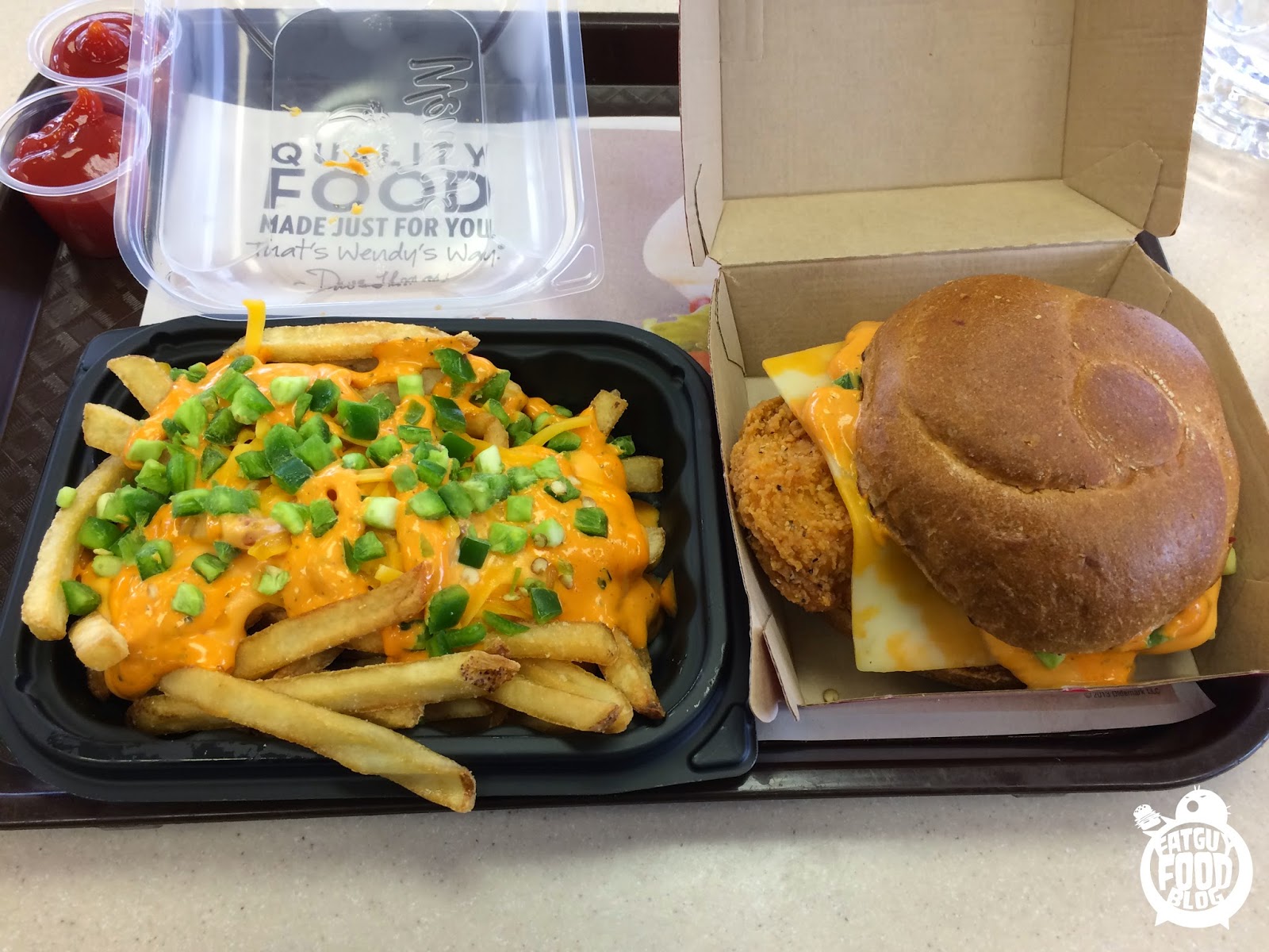 FATGUYFOODBLOG Wendy's Jalapeno Fresco Spicy Chicken and Ghost Pepper