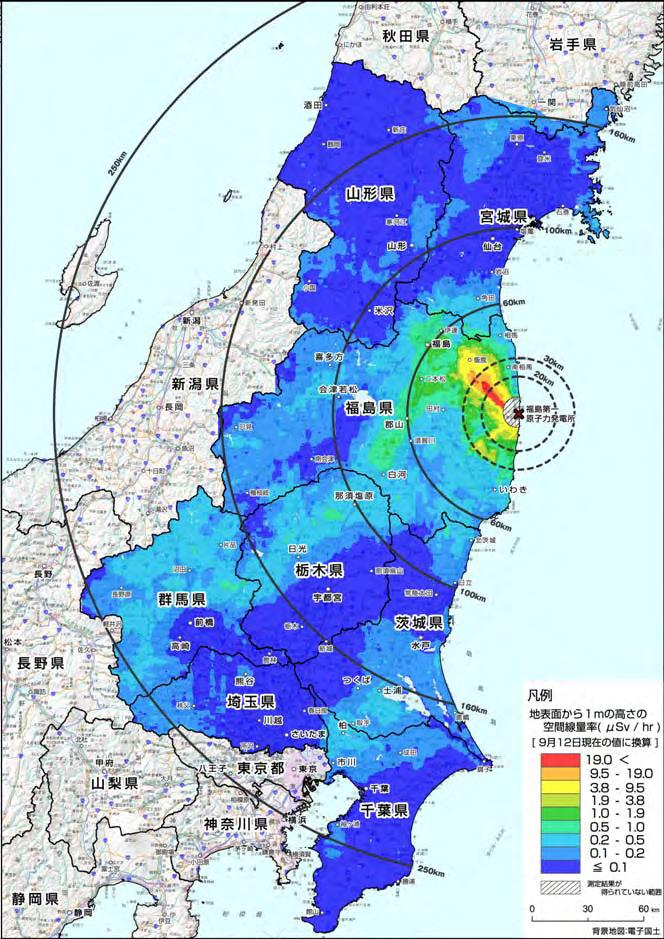 #Radiation Map by Ministry of Education: Chiba and Saitama, and Closing ...