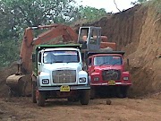 Waste Dump of Iron Ore from Goa, India