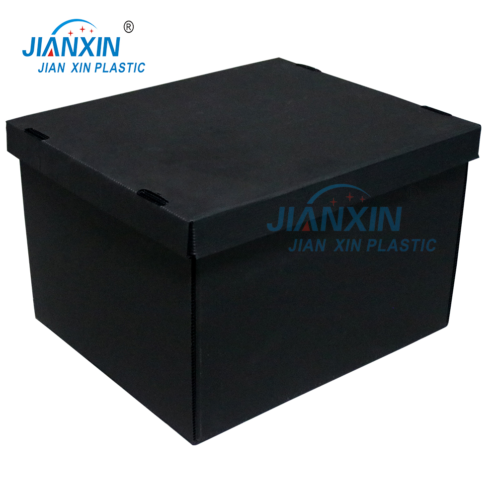 Corrugated Plastic Boxes With Lids Customized