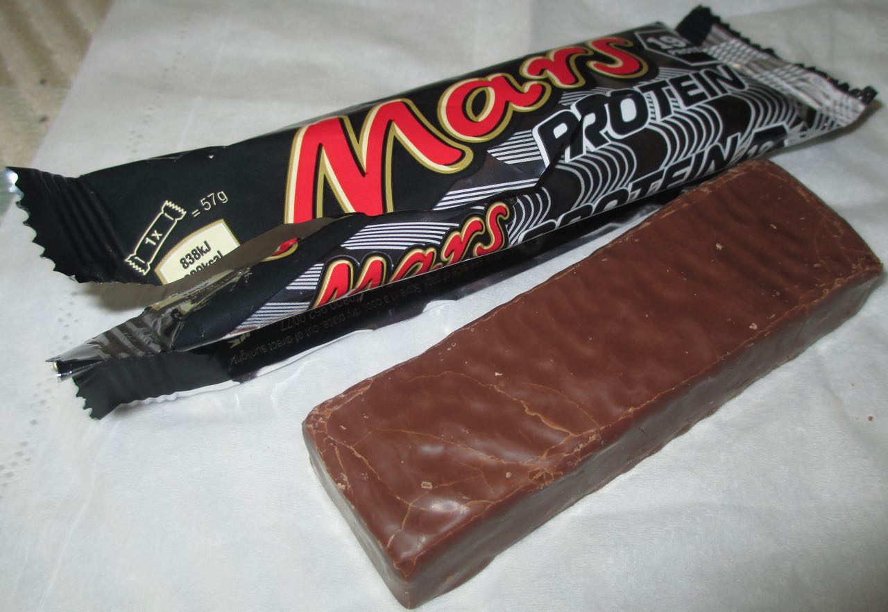 FOODSTUFF FINDS New Mars Protein Chocolate Bar (Amazon UK) [By Cinabar]