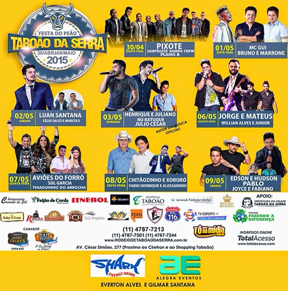 AGBNews Rosely Rodrigues Sertanejos vão estremecer Festa do Peão em Taboão da Serra