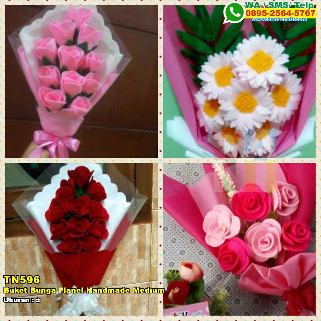 Cara Mengemas Buket Bunga Flanel Buku Sekolah