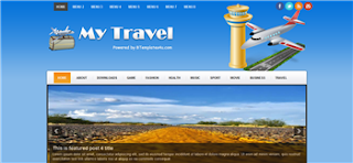 My Travel Blogger Template