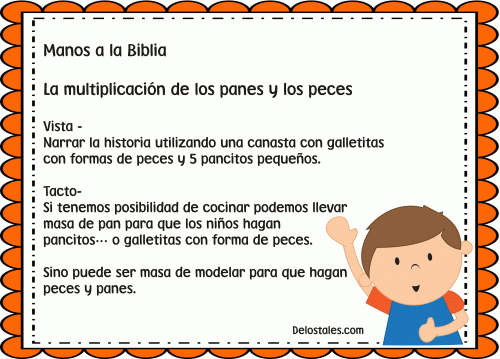 Resultado de imagen de panes y peces para niños