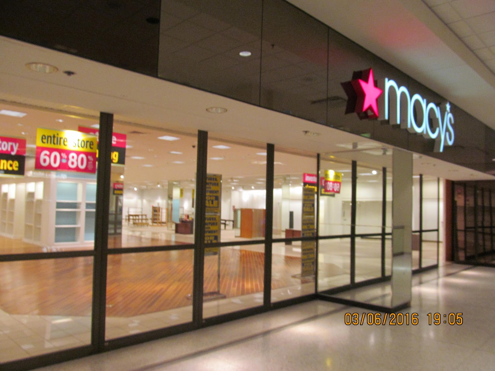 Trip to the Mall Macy's Closing at Northwoods Mall & Update 3/16