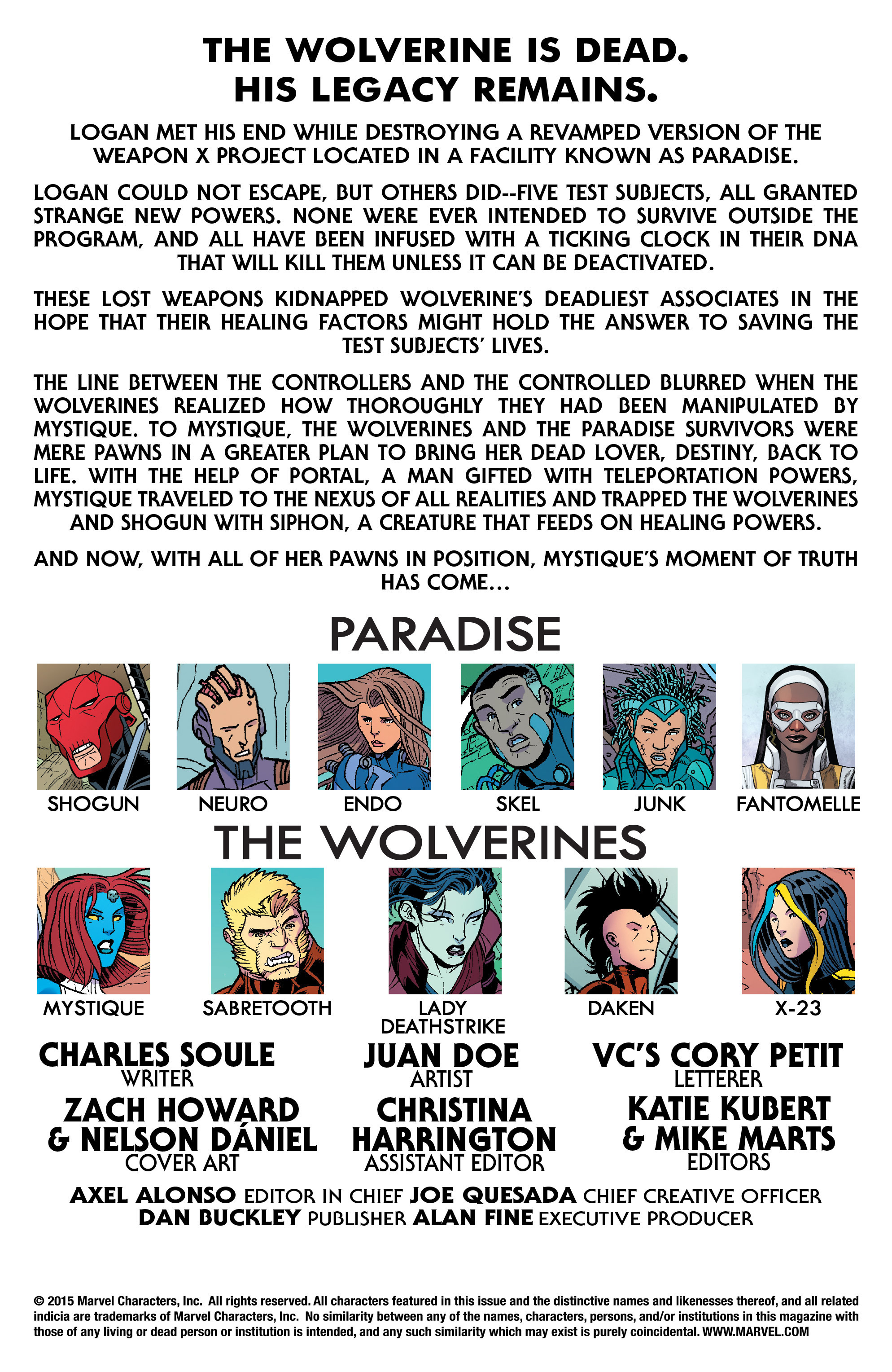 Read online Wolverines comic -  Issue #20 - 2