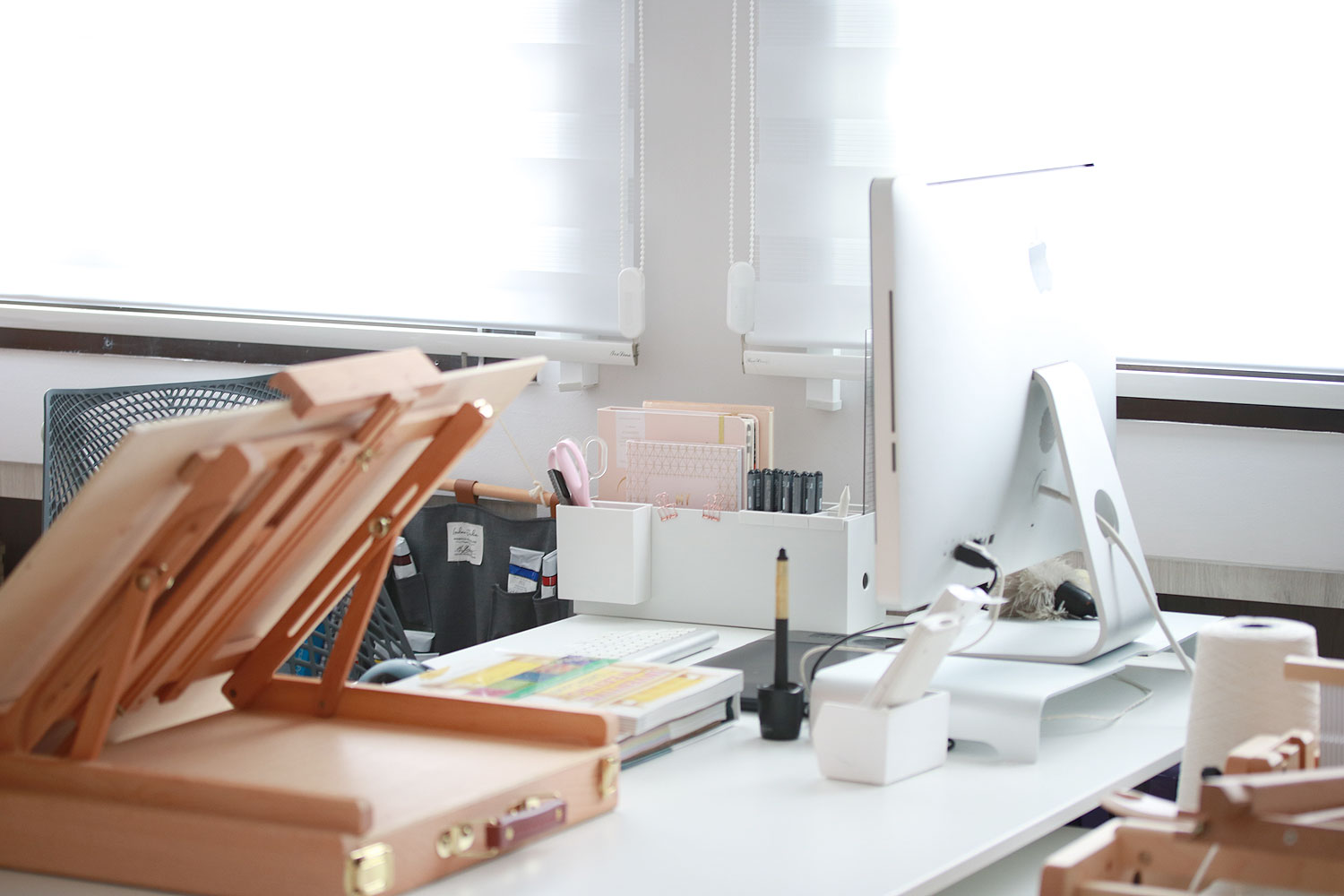 Small Desk Space Storage Idea Loulou Toulia