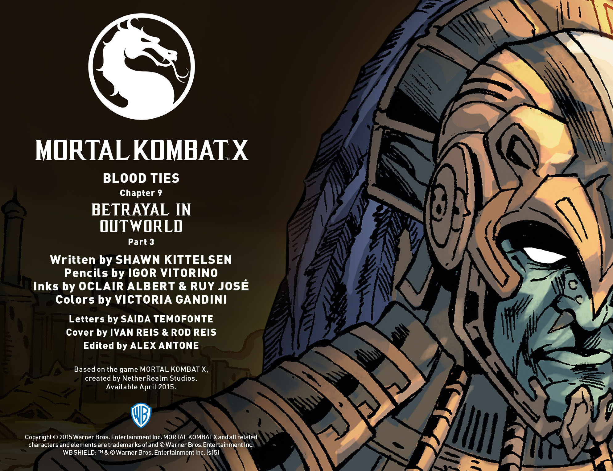 Read online Mortal Kombat X [I] comic -  Issue #9 - 2