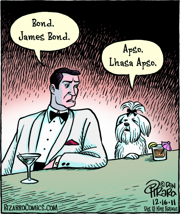 Mystery Fanfare: Cartoon of the Day: James Bond