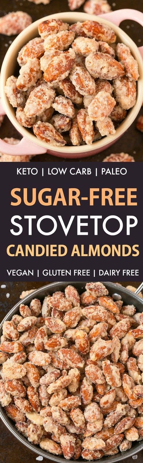 EASY STOVETOP SUGAR FREE CANDIED ALMONDS