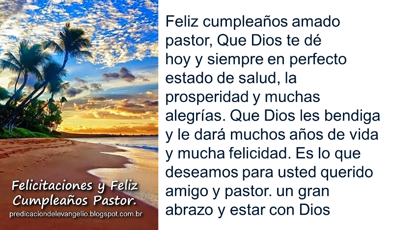 Pin de ivania en san valentin Los mensajes de la palabra de Dios: Mensaje de cumpleaños a pastor