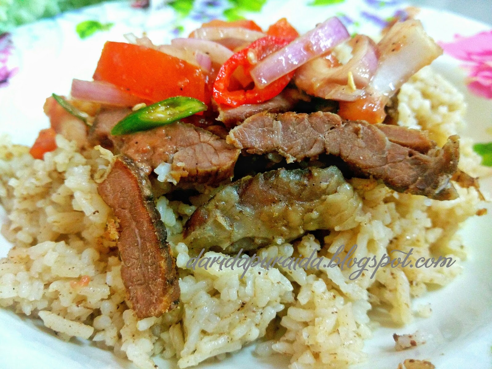 Dari Dapur Aida: Nasi Daging dengan Air Asam Utara pnya 