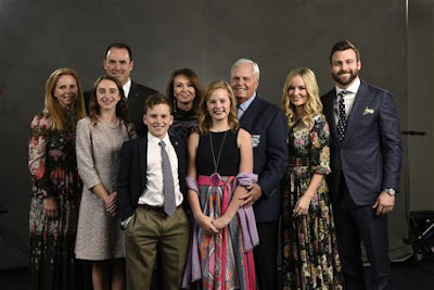 Rick Hendrick and family during the NASCAR Hall of Fame Class of 2017 Induction Ceremony at NASCAR Hall of Fame on January 20, 2017 in Charlotte, North Carolina.
