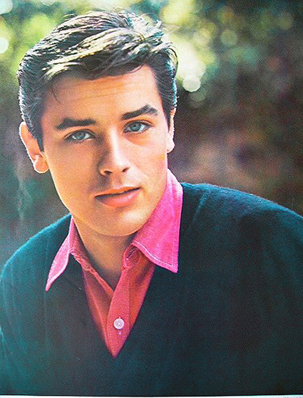 birthdays: Alain Delon (color photos)