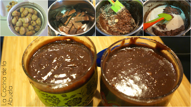 Crema cacao avellanas casera Nocilla Nutella receta
