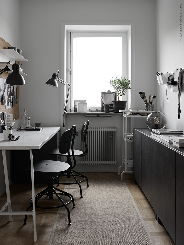 A Nice Home Office Makeover By Ikea Stylists Poppytalk