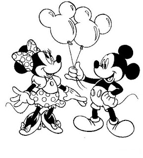 free printable mickey and minnie mouse coloring pages