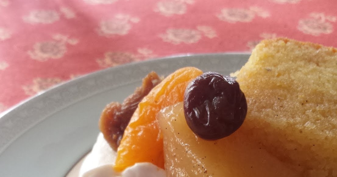 For Love of the Table Fall Fruit Compote of WinePoached Pears & Dried