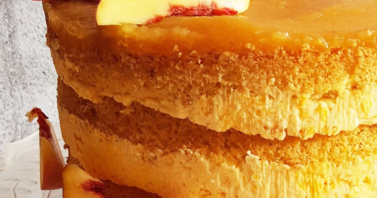 Süß &amp; Samtig: Pfirsich-Mandel-Torte