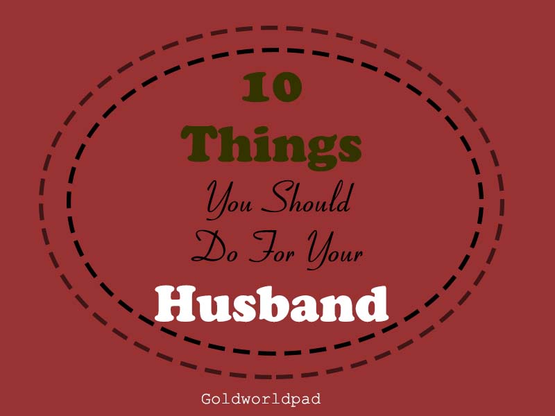 Husband for do things special to Special Things