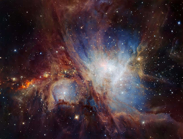 Orion Nebula in the Infrared