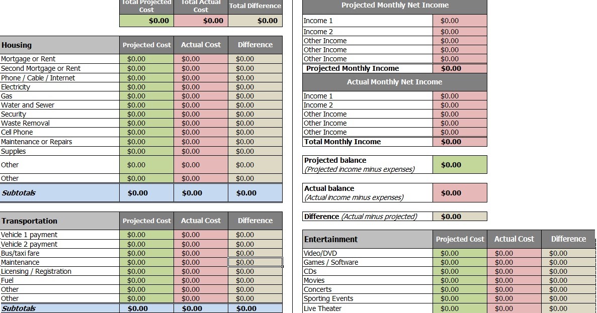 monthly-family-budget-planner-template-sample