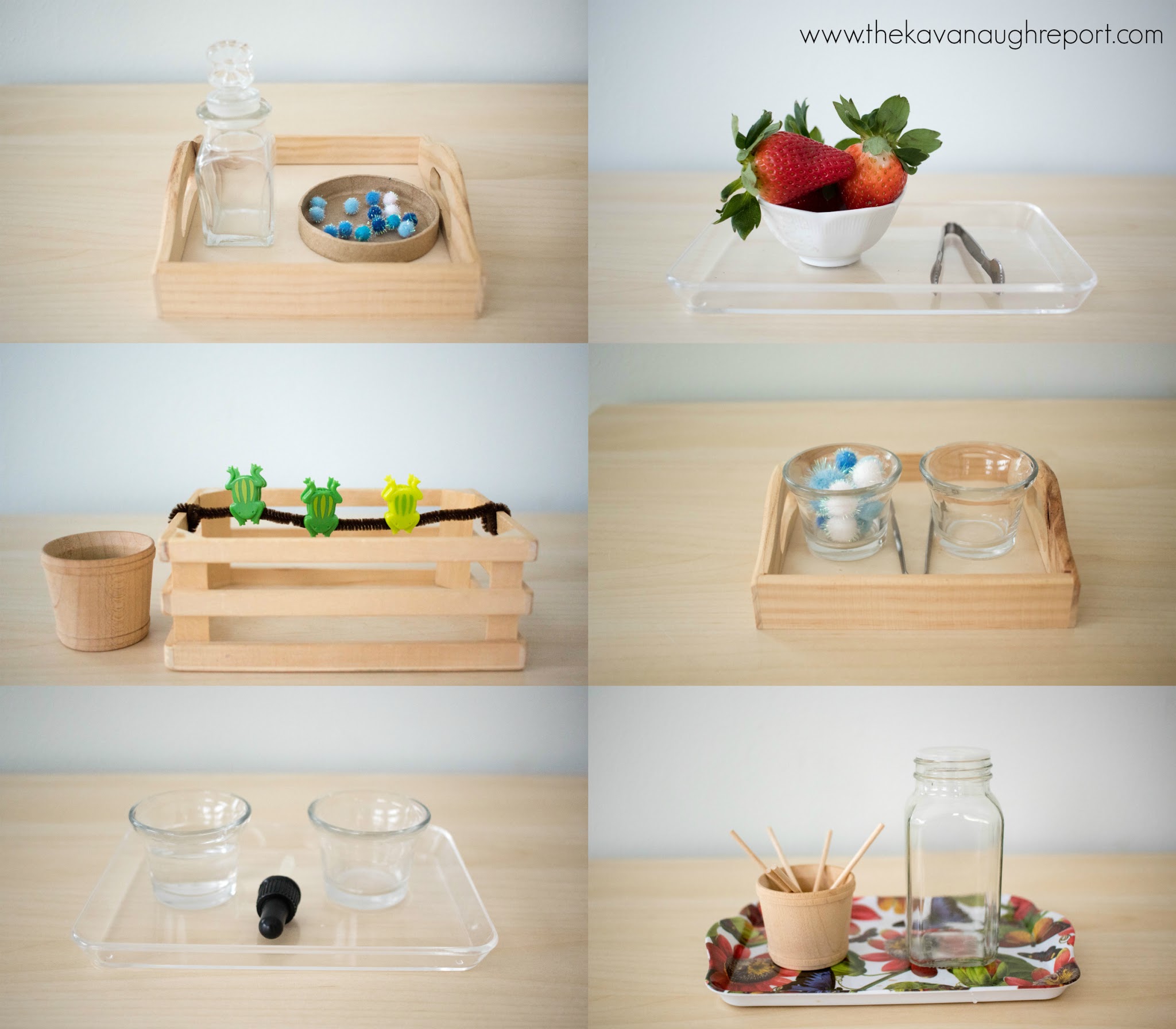 6 Montessori Trays for Toddlers that Love to Pinch