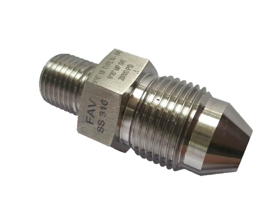 Autoclave Adapters High Pressure MP x TypeM Adaptor