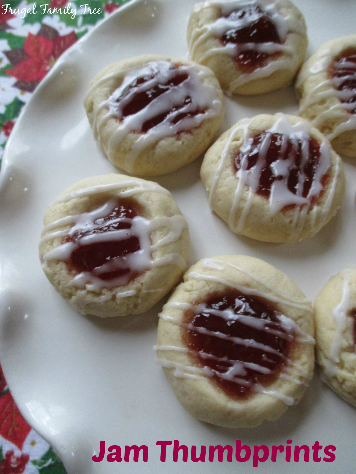 Jam Thumbprint Christmas Cookie Recipe Frugal Family Tree