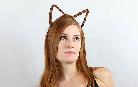 Mis Caprichos by liza: Como hacer el peinado de orejas de gato