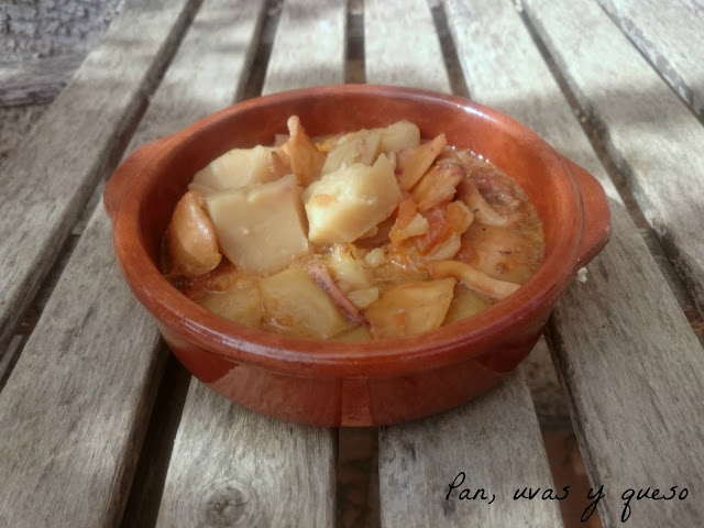 Calamares de potera con patatas #arbolillosalamarts