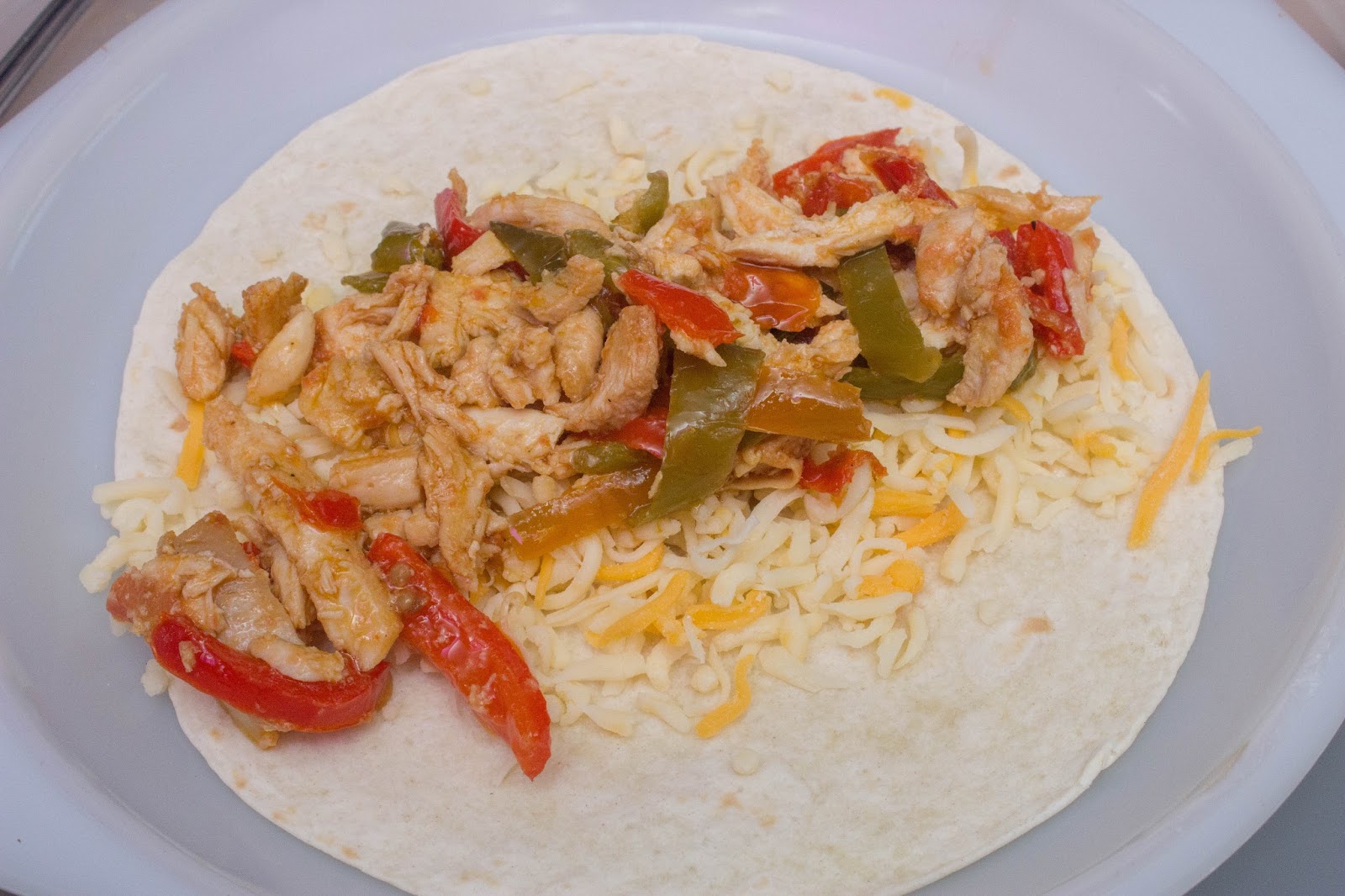 Fajitas de pollo asado El Baúl de las delicias