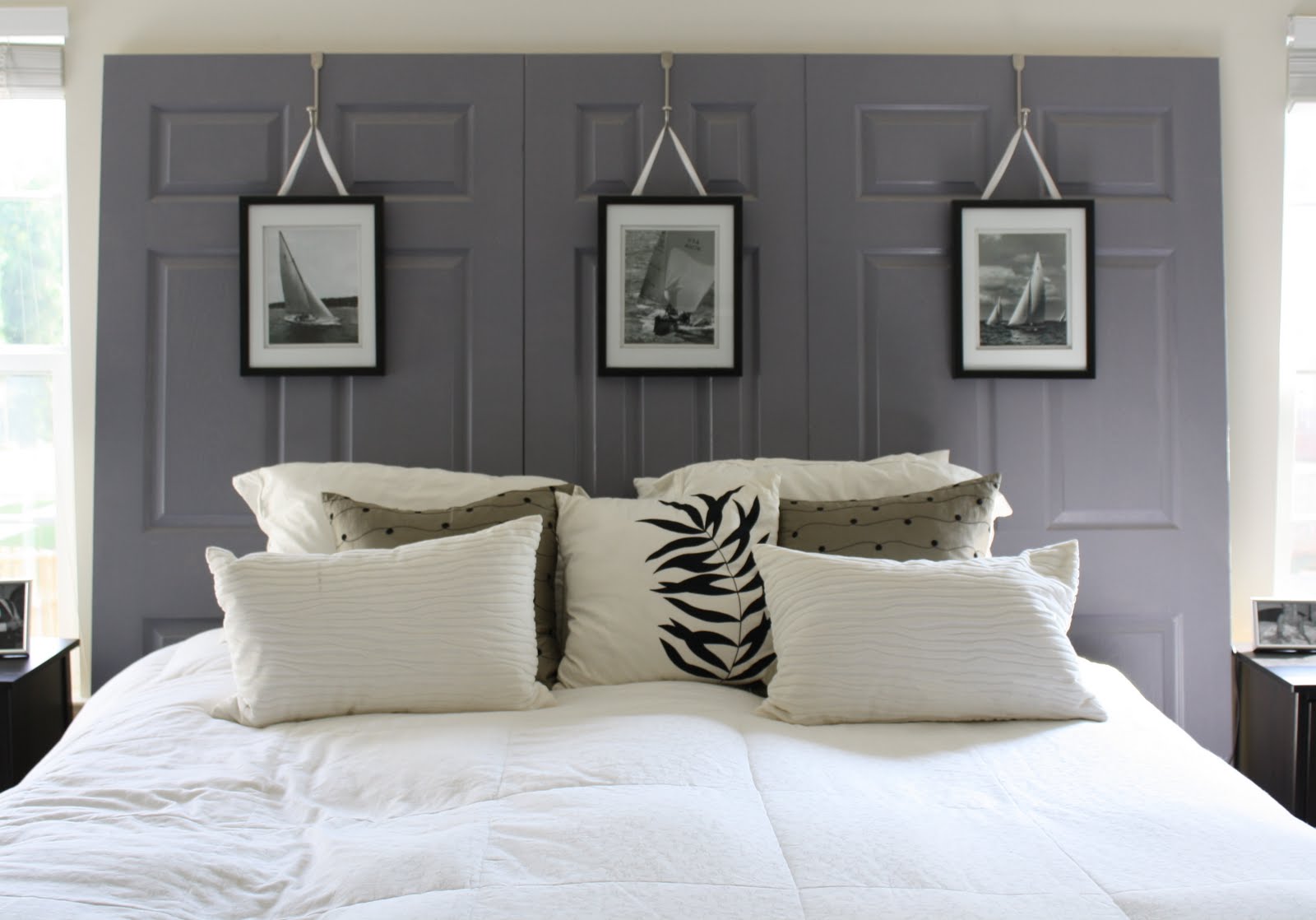 Изголовье из старой двери