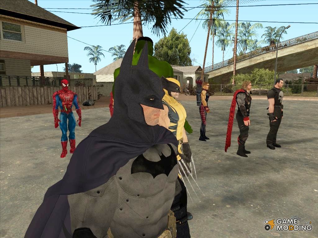 gta san andreas super hero mod in android rs tips