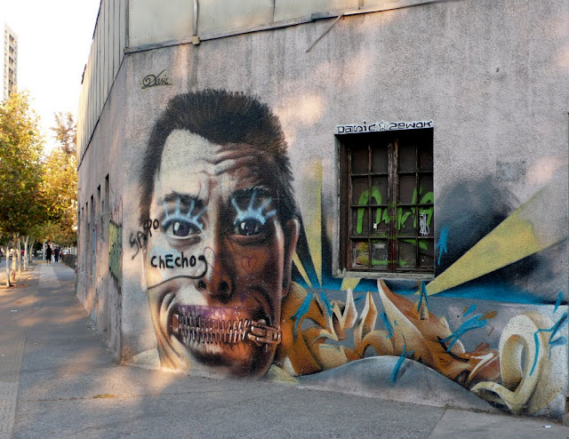 street art in santiago de chile santa isabel arte callejero