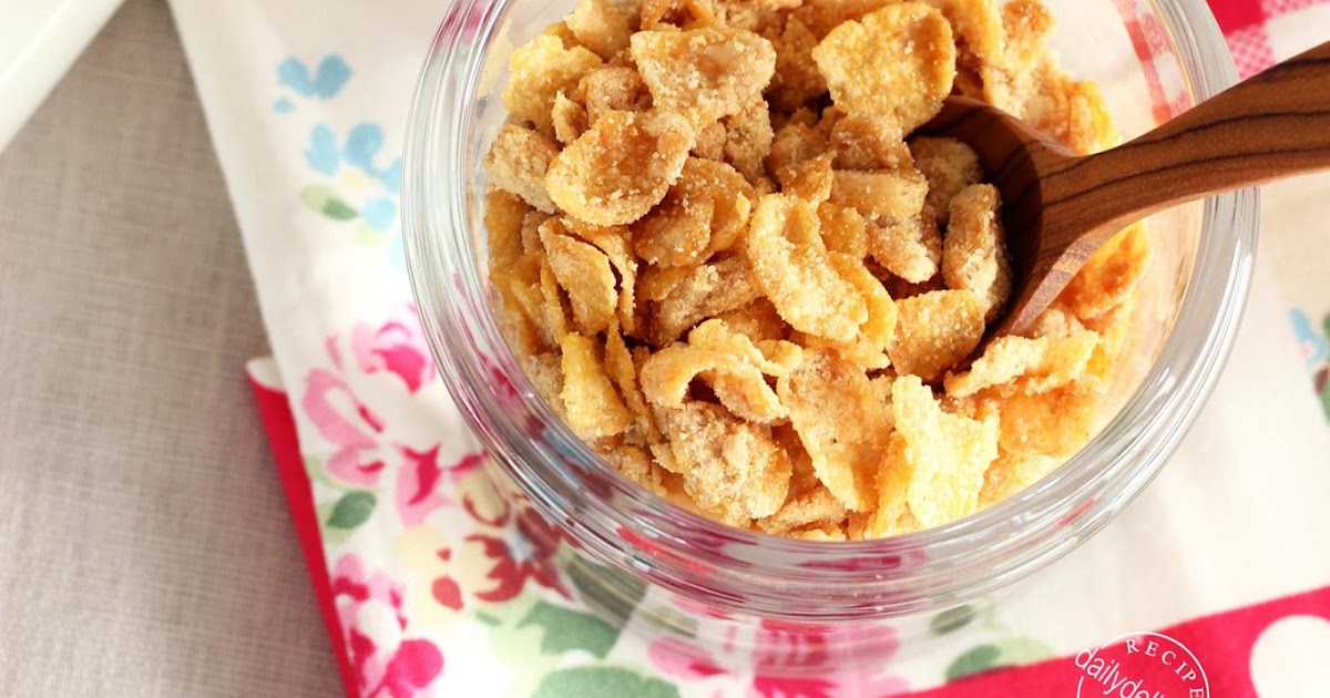 dailydelicious: You asked for it: Home made Cornflakes crunch